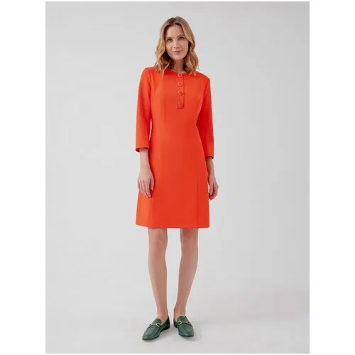 Платье Pompa, размер 48, оранжевый