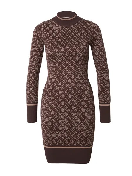 Вязанное платье GUESS LISE, коричневый