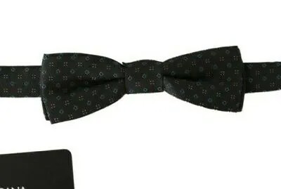 Мужской галстук-бабочка DOLCE - GABBANA, 100% шелк, серый с узором, папийон, рекомендованная розничная цена 200 долларов США.