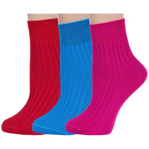 Женские носки RuSocks, размер 25, мультиколор