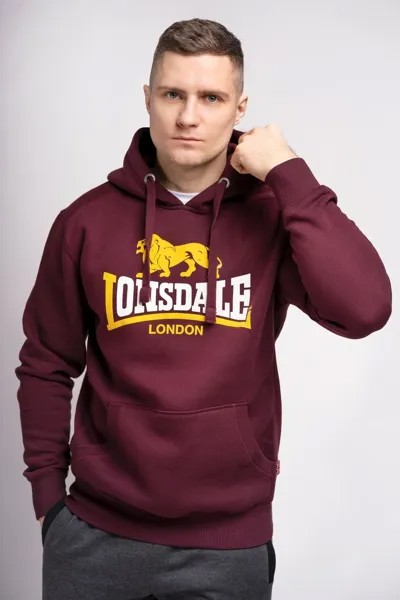 Толстовка Lonsdale Hoodie Thurning, красный