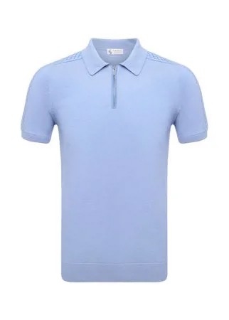 Поло из хлопка и шелка Il Borgo Cashmere