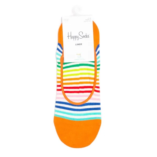 Следки унисекс Happy Socks Happy Socks Mini Stripe Liner разноцветные 41-46