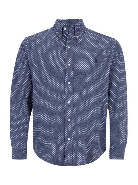 Рубашка на пуговицах стандартного кроя Polo Ralph Lauren Big & Tall, темно-синий