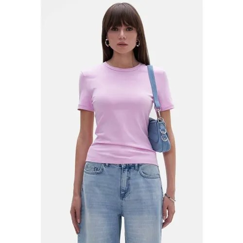 Футболка TOPTOP, хлопок, однотонная, размер XS, белый