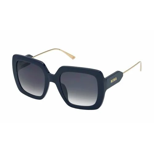Солнцезащитные очки NINA RICCI 299-V15, прямоугольные, оправа: пластик, для женщин, синий