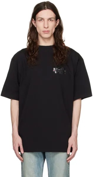 Черная футболка Gaffer Balenciaga