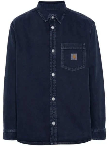 Carhartt WIP джинсовая куртка-рубашка George, синий