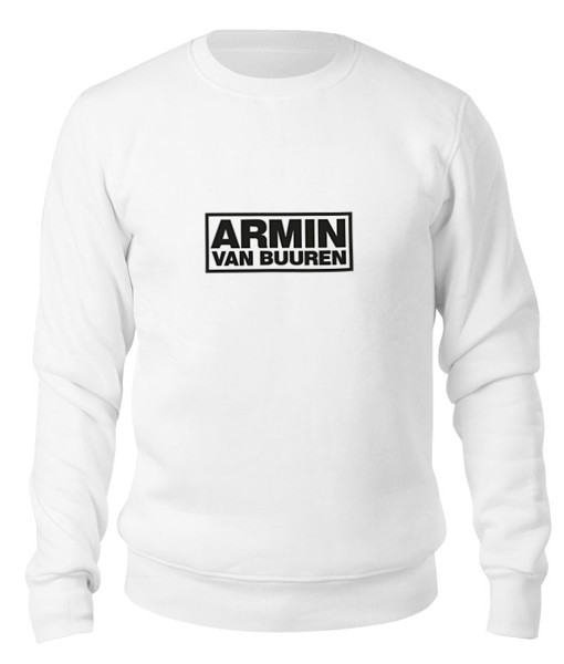 Свитшот унисекс Printio Армин ван бюрен (armin van buuren) белый L