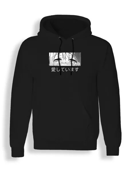 Худи унисекс СувенирShop Ахегао/Аниме/Хентай/Тян 1 черное 3XL