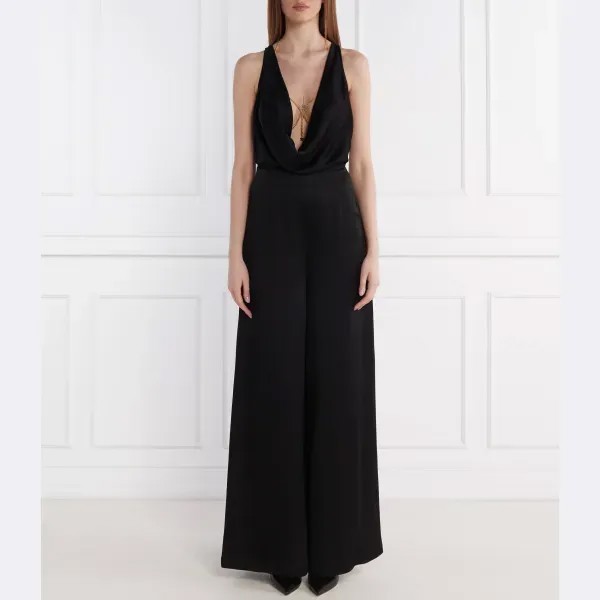 Комбинезон прямого кроя Elisabetta Franchi, черный