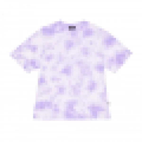 NERDY (22SS) Tie Dyeing Short Sleeve T-Shirt Purple