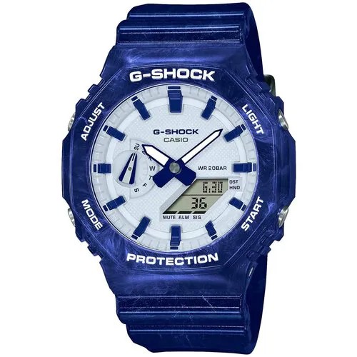 Наручные часы CASIO G-Shock, синий, белый