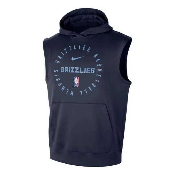 Жилеты dri fit nba безрукавка с капюшоном Nike, синий