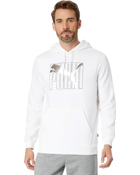 Худи PUMA Essentials+ Logo Lab Holiday Pullover, цвет Puma White