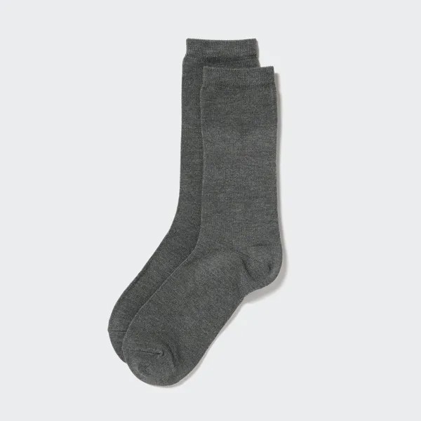 Теплотехнические носки UNIQLO, темно-серый