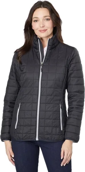 Куртка Rainier Primaloft Eco с полной молнией Cutter & Buck, черный