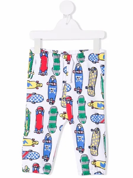 Stella McCartney Kids брюки из органического хлопка с принтом