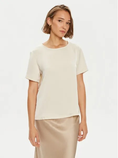 Блузка оверсайз Weekend Max Mara, бежевый