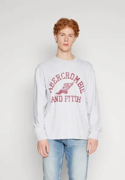 Футболка с длинными рукавами Long-Sleeve Varsity Logo Tee Abercrombie & Fitch