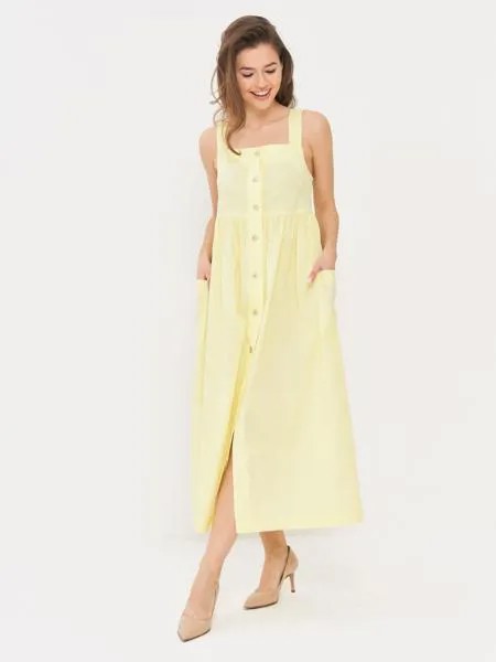 Сарафан женский BE YOU 7221-30030 желтый 48 RU