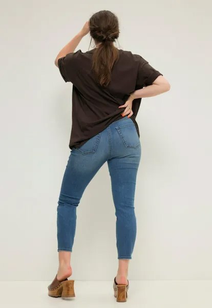 Джинсы скинни STRETCH FIT SKINNY Studio Untold, синий деним