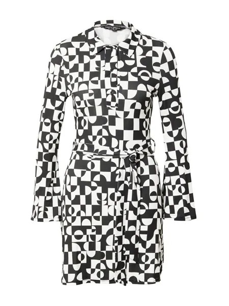Платье Dorothy Perkins, черный/белый