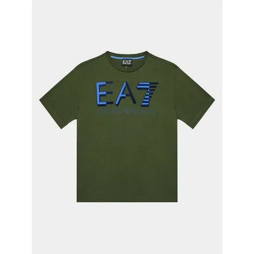 Футболка EA7, размер 10Y [METY], зеленый