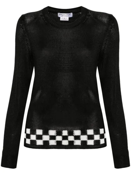 Джемпер в клетку Comme Des Garçons Comme Des Garçons, черный