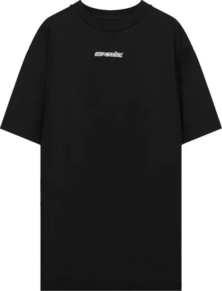 Футболка Off-White Back Arrows Sketch Oversize T-Shirt 'Black', черный