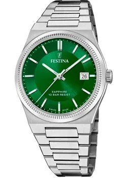 Fashion наручные  мужские часы Festina F20034.3. Коллекция Swiss Made