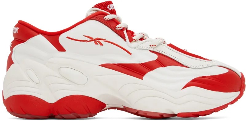 Бело-красные кроссовки Reebok Classics Edition DMX Run 6 Modern KANGHYUK