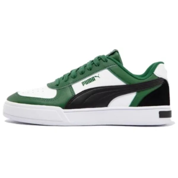 Кроссовки Puma Caven Skateboarding Shoes Unisex Low-top Dark Green, темно-зеленый