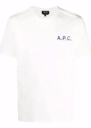 A.P.C. logo detail T-shirt
