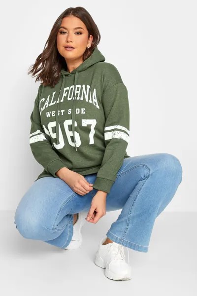 Толстовка Varsity California Yours, зеленый