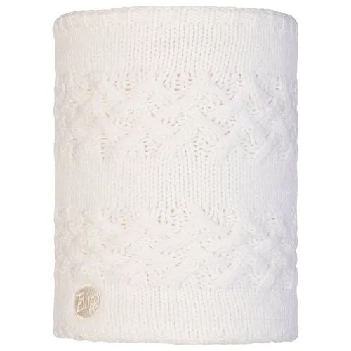 Шарф-труба Buff Neckwarmer Knitted Polar Savva, размер one size, белый