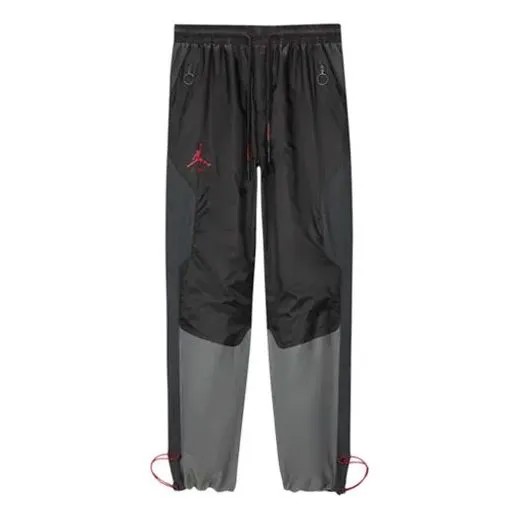 Спортивные штаны Air Jordan x OFF-WHITE Crossover Knitted Nylon Sports Long Pants Asia Edition Black, черный