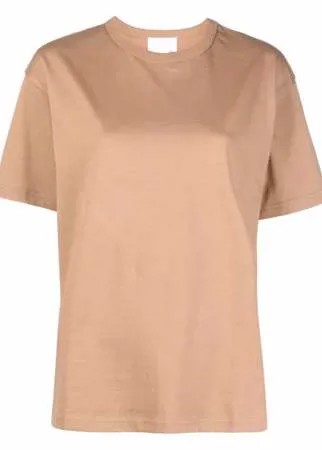 A.P.C. футболка из джерси с вышивкой
