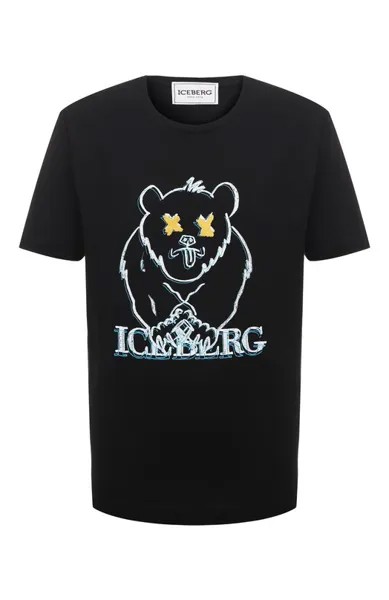 Хлопковая футболка Iceberg