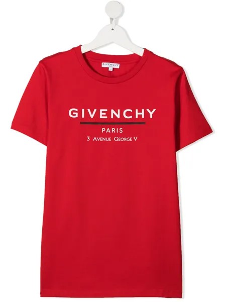Givenchy Kids футболка с логотипом