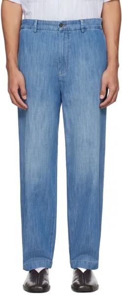 Синие потертые джинсы Barena