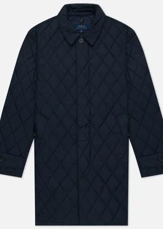 Мужское пальто Polo Ralph Lauren Quilted Walking Matte Fine, цвет синий, размер L