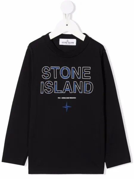 Stone Island Junior футболка с логотипом