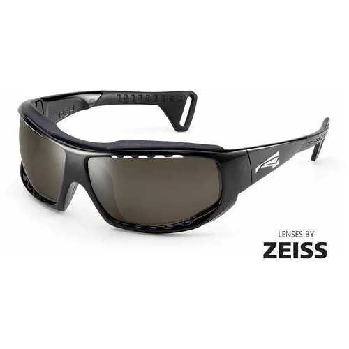Солнцезащитные очки LiP Sunglasses LiP Typhoon / Gloss Black - Black / Zeiss / PA Polarized / Methane Brown, черный