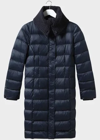 Зимний пуховик с вязаным воротником RS029D73030.890