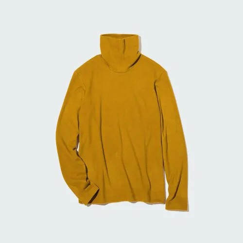 Лонгслив Uniqlo, размер XS, желтый