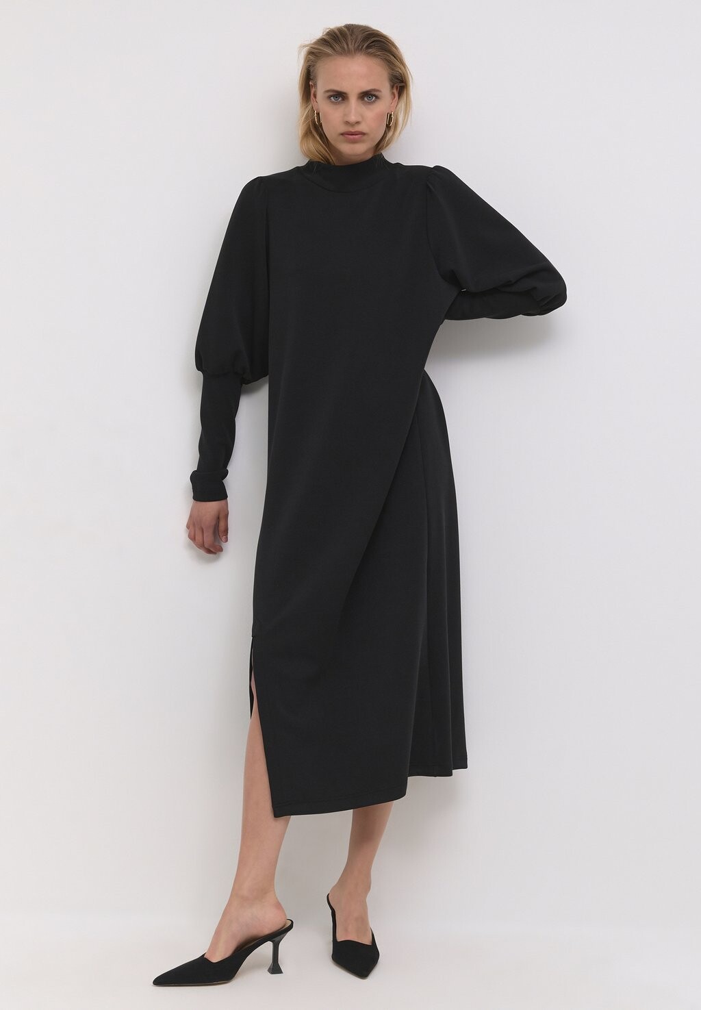 Платье из джерси My Essential Wardrobe, черный