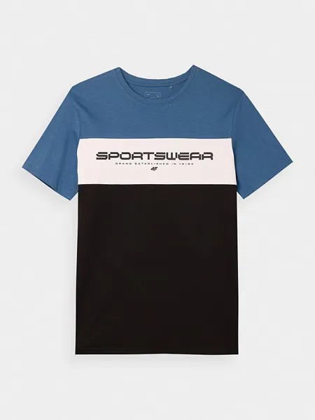 Футболка 4F, цвет blau/schwarz