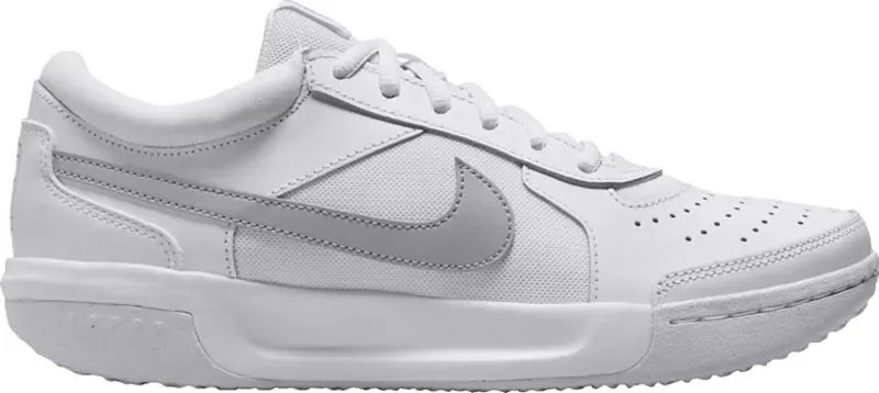 Женские теннисные туфли NikeCourt Zoom Lite 3, белый/серебристый