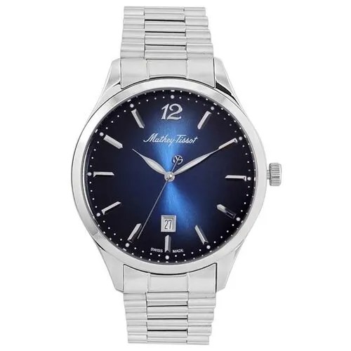 Наручные часы Mathey-Tissot Urban Швейцарские наручные часы Mathey-Tissot H411MABU, серебряный